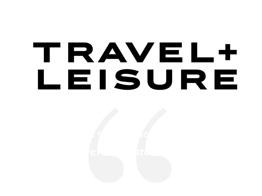 Quote from Travel + Leisure Magazine promoting a stay at the 'Westin'.